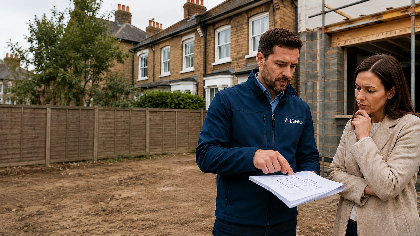 LENIO party wall surveyor preparing a Party Wall Notice for a London property